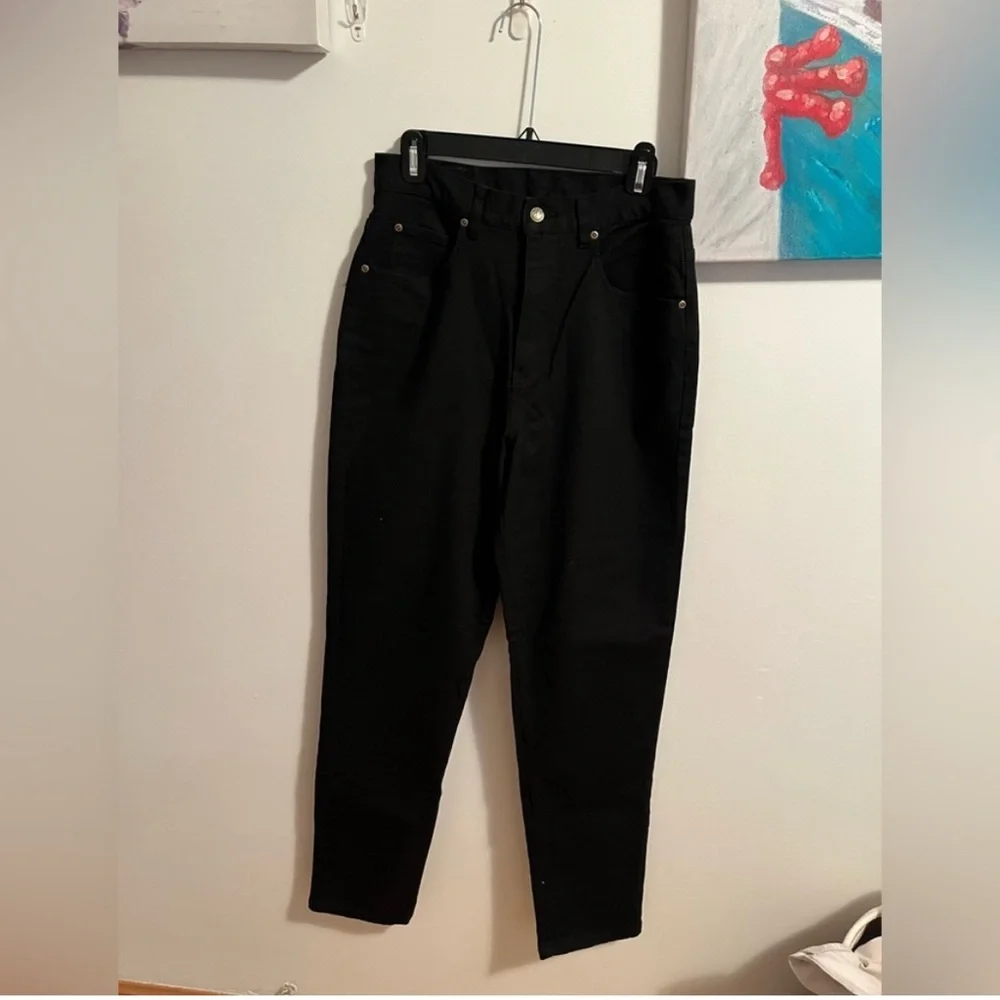 NWT Vintage Leigh Morgan Black Jeans- Size 12/ Large - Picture 2 of 10